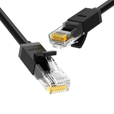 image of UGREEN NW102  (20159) Cat 6 U/UTP Lan Cable 1m (Black)  with Spec and Price in BDT
