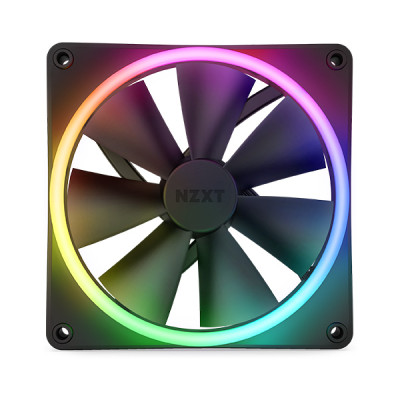 image of NZXT F140 RGB DUO 140mm RGB Casing Fan - Black with Spec and Price in BDT
