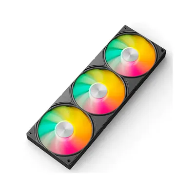 image of upHere U3KC3 ARGB All-in-One Casing Fan - Black with Spec and Price in BDT