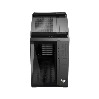 image of ASUS TUF Gaming GT502 Horizon Mid Tower Dual-Chamber Gaming Chasing - Black with Spec and Price in BDT