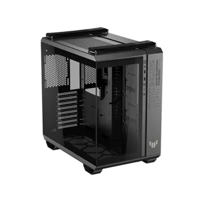 image of ASUS TUF Gaming GT502 Horizon Mid Tower Dual-Chamber Gaming Chasing - Black with Spec and Price in BDT