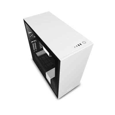 image of NZXT H710i (CA-H710I-W1) Mid-Tower Casing with Smart Device 2 - White/Black with Spec and Price in BDT