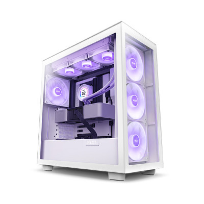 image of NZXT H7 Elite 2023 Edition Premium ATX Mid-Tower Casing - White with Spec and Price in BDT