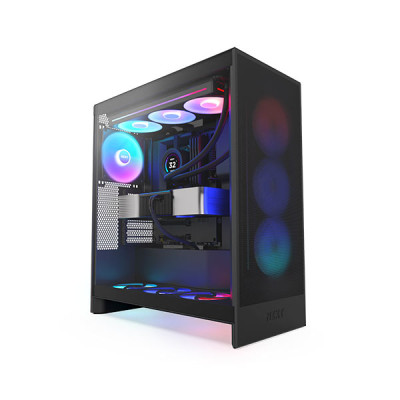 image of NZXT H7 Flow RGB 2024 Edition Mid-Tower ATX Airflow Casing - Black with Spec and Price in BDT