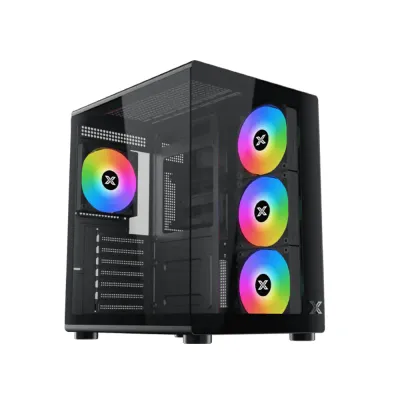 image of Xigmatek Aqua Compact Air Mid-Tower Gaming Casing with Spec and Price in BDT