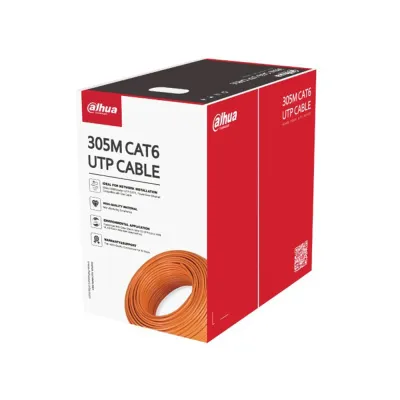 image of Dahua DH-PFM920I-6UN-CN UTP CAT6 Cable - Orange with Spec and Price in BDT