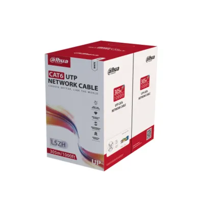 image of Dahua DH-PFM923I-6UN-C 305m U/UTP CAT6 Network Cable (White, LSZH, CPR Eca) with Spec and Price in BDT