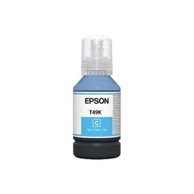 image of Epson T49K Cyan Ink Bottle #C13T49K200 with Spec and Price in BDT