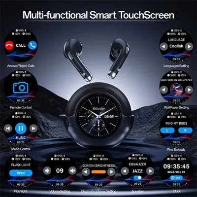 image of Weofly LifeFits Earbuds with Smart TouchScreen with Spec and Price in BDT