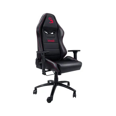 image of A4tech Bloody GC-350 3D Adjustable Armrest Gaming Chair - Black with Spec and Price in BDT
