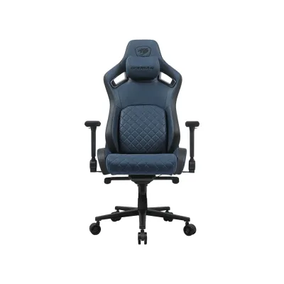 image of Cougar Defensor S Navy Blue Gaming Chair with Spec and Price in BDT
