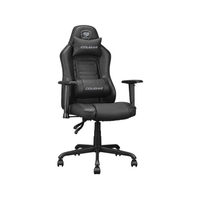 image of Cougar Fusion S Black Gaming Chair with Spec and Price in BDT
