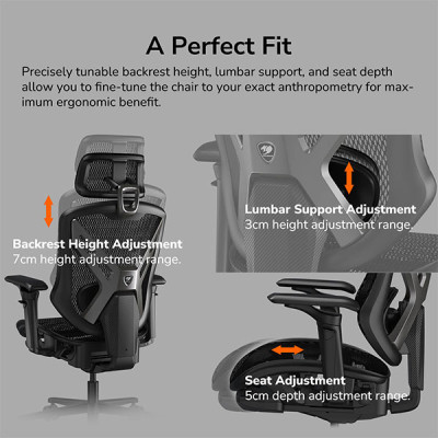 image of Cougar Speeder Gaming Chair with Spec and Price in BDT
