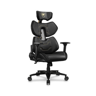image of Cougar Terminator Elite Gold Gaming Chair with Spec and Price in BDT
