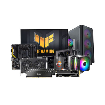 image of AMD Ryzen 5 5600X Radeon RX 7600 OC 8GB GDDR6 16GB RAM 256GB M.2 SSD Gaming PC with Spec and Price in BDT