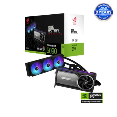 image of ASUS ROG Astral LC GeForce RTX 5090 32GB GDDR7 Graphics Card with Spec and Price in BDT