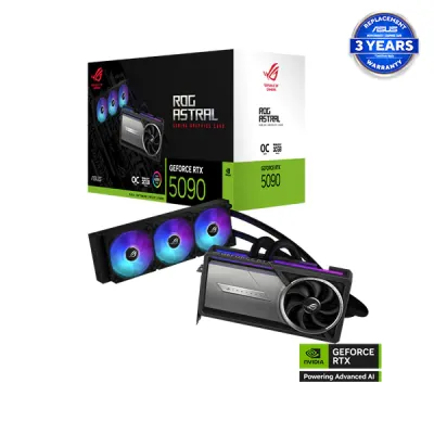 image of ASUS ROG Astral LC GeForce RTX 5090 32GB GDDR7 OC Edition Graphics Card with Spec and Price in BDT