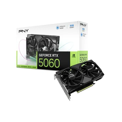 image of PNY GeForce RTX 5060 8GB GDDR7 Dual Fan Graphics Card with Spec and Price in BDT