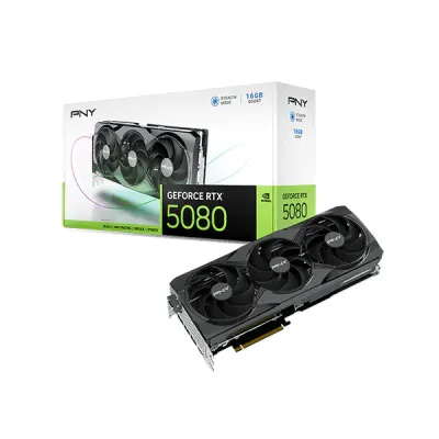 image of PNY GeForce RTX 5080 16GB GDDR7 Triple Fan Graphics Card with Spec and Price in BDT