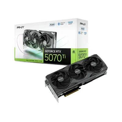 image of PNY GeForce RTX 5070 Ti 16GB GDDR7 Triple Fan Graphics Card with Spec and Price in BDT