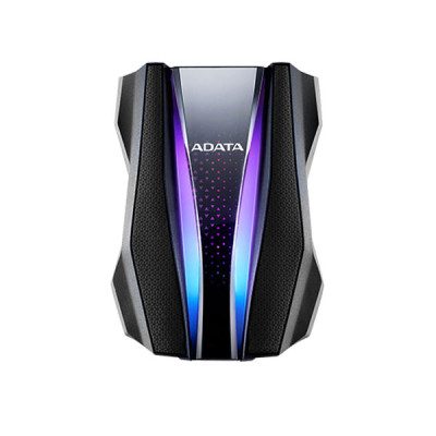image of ADATA HD770G 2TB USB 3.2 RGB External Hard Disk Drive - Black with Spec and Price in BDT