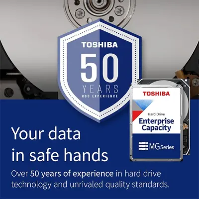 image of Toshiba 8TB 3.5’’ SATA 6Gbit/s 7200RPM Enterprise Hard Disk Drive - MG10ADA800E with Spec and Price in BDT