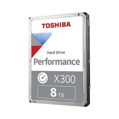 image of TOSHIBA 8TB 7200 RPM X300 Performance SATA Hard Disk Drive-HDWR180AZSTA with Spec and Price in BDT