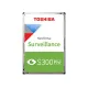 TOSHIBA 8TB 7200 RPM S300 Pro Surveillance SATA Hard Disk Drive - HDWTA80UZSVA