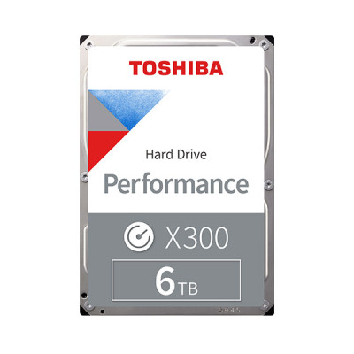 image of TOSHIBA 6TB 7200 RPM X300 Performance SATA Hard Disk Drive - HDWR160AZSTA/HDWR460AZSTA with Spec and Price in BDT