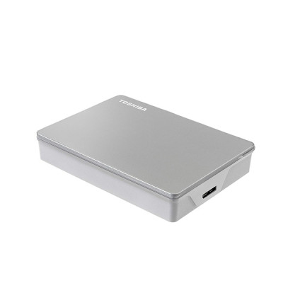 image of Toshiba Canvio Flex 4TB USB 3.2 Type-C External HDD - Silver #HDTX140ASCCA with Spec and Price in BDT