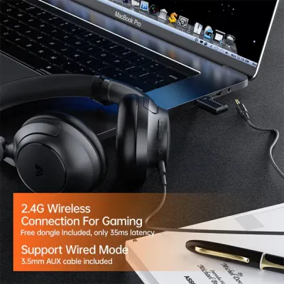 image of Weofly Tour ANC Bluetooth 5.4 Wireless Headphone with Spec and Price in BDT