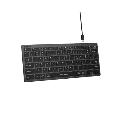 image of A4Tech Fstyler FX61 Scissor Switch USB Type-C Wired Keyboard with Spec and Price in BDT
