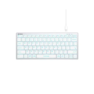 image of A4Tech Fstyler FX61 Scissor Switch USB Type-C Wired Keyboard with Spec and Price in BDT