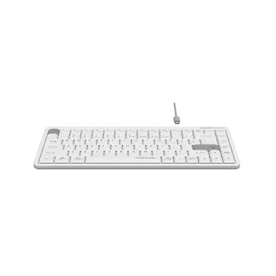 image of A4tech Fstyler FBX53C Dual-Mode (Bluetooth & 2.4G Wireless) Scissor Switch Wireless Keyboard - White (Only English Layout) with Spec and Price in BDT