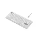 A4tech Fstyler FBX53C Dual-Mode (Bluetooth & 2.4G Wireless) Scissor Switch Wireless Keyboard - White (Only English Layout)