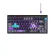A4Tech Bloody AT75 Cypher Ghost RGB USB Mechanical Gaming Keyboard with Voice-Activated LED Lighting Bar