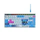 A4Tech Bloody AT75 Nyx Mirage RGB USB Mechanical Gaming Keyboard with Voice-Activated LED Lighting Bar