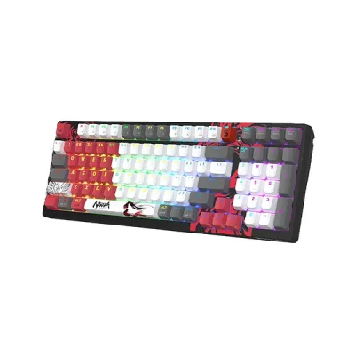 image of A4Tech Bloody WS98 NARAKA RGB BLMS Red Switch Wireless Mechanical Gaming Keyboard with Spec and Price in BDT