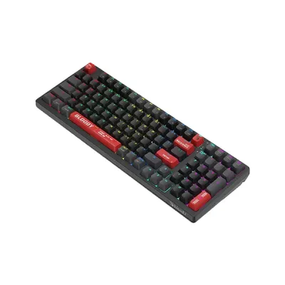 image of A4Tech Bloody WS98 SPORTS RED RGB BLMS Red Switch Wireless Mechanical Gaming Keyboard with Spec and Price in BDT