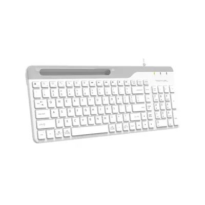 image of A4TECH FK25 Fstyler 2-Section Compact Keyboard - White with Spec and Price in BDT