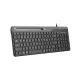 A4TECH FK25 Fstyler 2-Section Compact Keyboard - Black