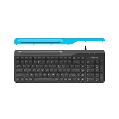 image of A4TECH FK25 Fstyler 2-Section Compact Keyboard - Black with Spec and Price in BDT