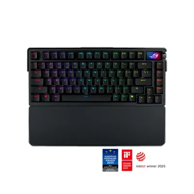 image of ASUS ROG Azoth Extreme NX Mechanical Switch (Snow) Hot-Swappable Gaming Keyboard with Spec and Price in BDT