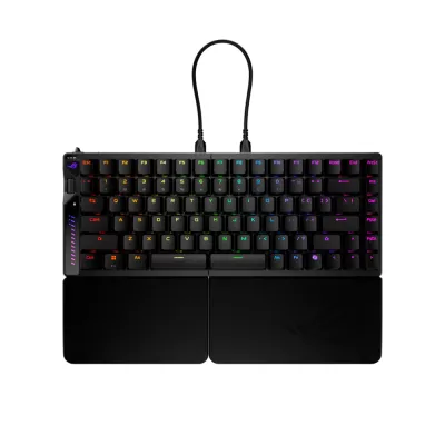 image of ASUS ROG Falcata (M703) Hot-swappable ROG HFX V2 Magnetic Switch 75% Split Mechanical Gaming Keyboard with Spec and Price in BDT