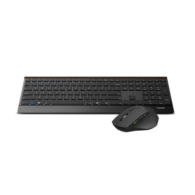 image of RAPOO 9500M Multi-mode Wireless Keyboard & Mouse Combo with Spec and Price in BDT