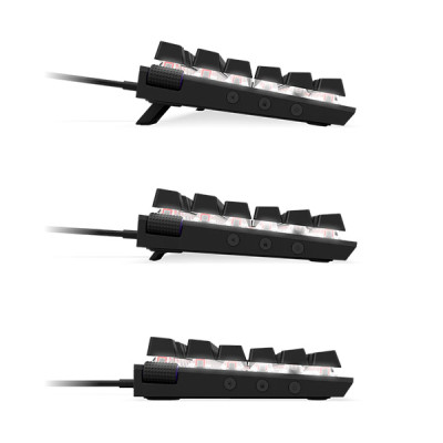 image of NZXT Function TKL (KB-1TKUS-BR) Red Switch Mechanical Keyboard - Black with Spec and Price in BDT