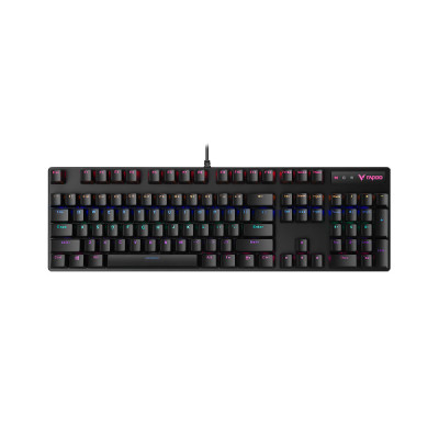 image of Rapoo V500PRO (PBT KEYCAP) Backlit Blue Switch Gaming Mechanical Keyboard with Spec and Price in BDT