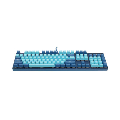 image of Rapoo V500PRO Cyan Blue Backlit Blue Switch Mechanical Gaming Keyboard with Spec and Price in BDT