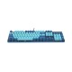 Rapoo V500PRO Cyan Blue Backlit Blue Switch Mechanical Gaming Keyboard
