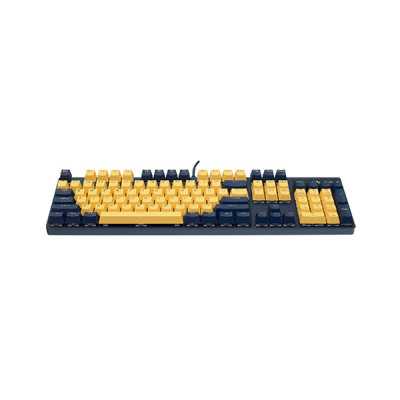 image of Rapoo V500PRO Yellow-Blue Backlit Gaming Mechanical Keyboard with Spec and Price in BDT